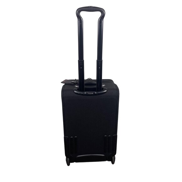 Tumi Black Nylon Wheeled Luggage With Telescopic Handle & “Just In Case” Bag - Picture 3 of 16
